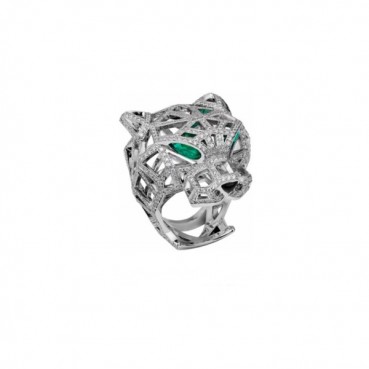 까르띠에 남/녀 화이트 골드 반지 - Cartier Unisex White Gold Ring 