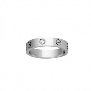 까르띠에 남/녀 화이트 골드 반지 - Cartier Unisex White Gold Ring 