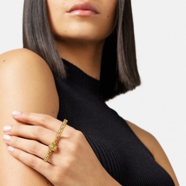 베르사체 여성 옐로우 골드 반지 - Versace Womens Yellow Gold Rings 