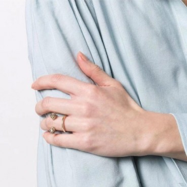 알렉산더 맥퀸 여성 골드 반지 - Alexander Mcqueen Womens Gold Rings 