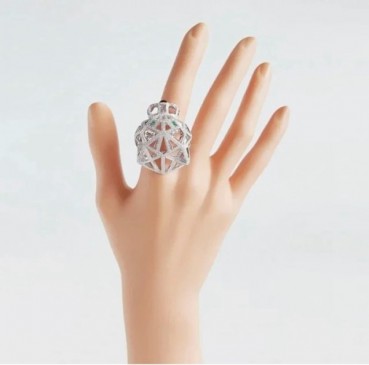 까르띠에 여성 화이트 골드 반지 - Cartier Womens White Gold Ring 