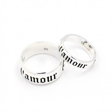 구찌 남/녀 화이트 골드 반지 - Gucci Unisex White Gold Ring 