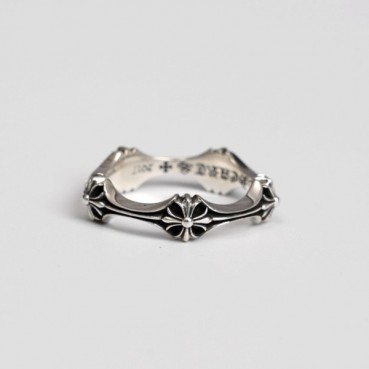 크롬하츠 남/녀 실버 반지 - Chrome Hearts Unisex Silver Ring 