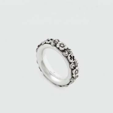 구찌 남/녀 블랙 반지 - Gucci Unisex Black Ring 