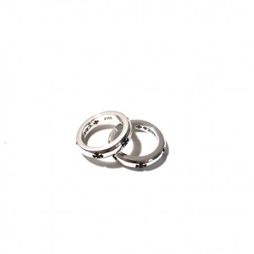 크롬하츠 남/녀 화이트 골드 반지 - Chrome Hearts Unisex White Gold Ring 