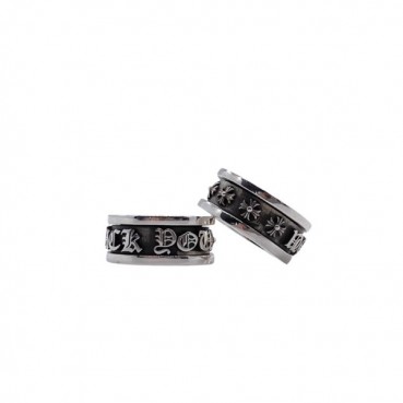 크롬하츠 남성 화이트 골드 반지 - Chrome Hearts Mens White Gold Ring 