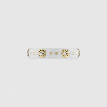 구찌 여성 화이트 반지 - Gucci Womens White Ring 