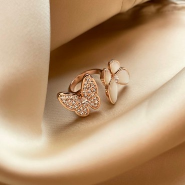 반클리프 아펠 여성 로즈 골드 반지 - Van Cleef&Arpels Womens Rose
