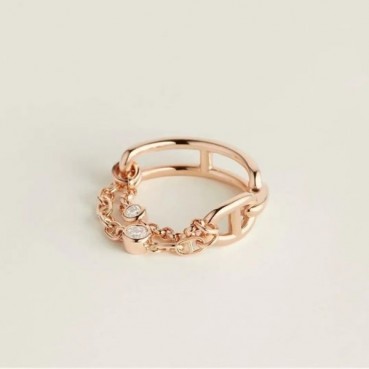 에르메스 여성 로즈 골드 반지 - Hermes Womens Rose Gold Ring 