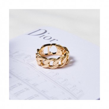 Dior  Yellow Gold Ring -디올 여성용 옐로우 골드 반지 dio0040.