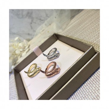 BULGARI  Ring -불가리 여성용 18K 도금 골드 반지 BUL0061.컬러(옐로우 골드,화이트 골드,로즈 골드)