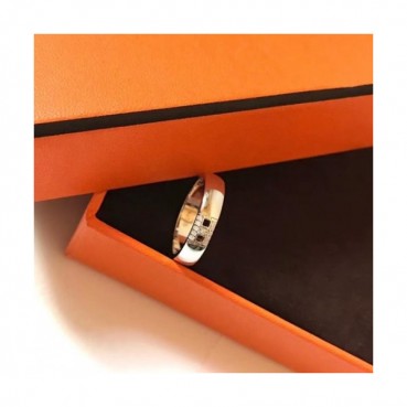 Hermes  Ring -에르메스 여성용 18K 도금 골드 반지 Her0016.컬러(화이트 골드)