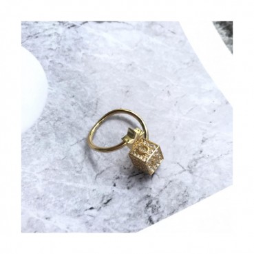 Dior  Yellow Gold Ring -디올 여성용 옐로우 골드 반지 dio0039.