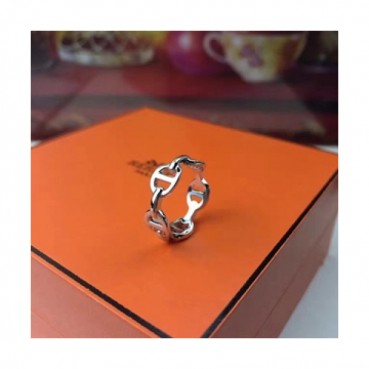 Hermes White Gold/Rose Gold  ring - 에르메스 여성용 화이트 골드 반지 Her0006.