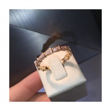 BULGARI Rose Gold  ring - 불가리 여성용 로즈 골드 반지 BUL0028.