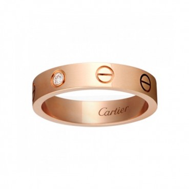 [까르띠에] Love 웨딩 밴드, 다이아몬드 1개 로즈 골드 B4050700 커플링 - ca0018z Cartier Love wedding band, 1 diamond Rose Gold