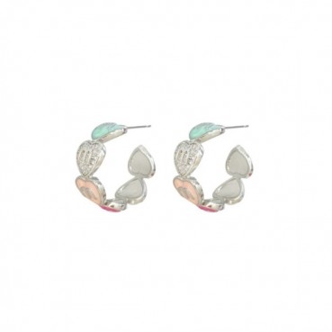 미우미우 여성 에나멜 메탈 귀걸이 - Miumiu Womens Enameled Metal Earrings 