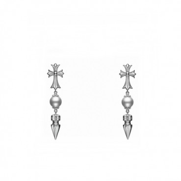 크롬하츠 여성 골드 귀걸이 - Chrome Hearts Womens Gold Earrings 