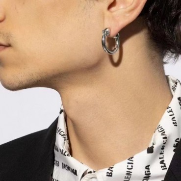 발렌시아가 남/녀 골드 이어링 - Balenciaga Unisex Gold Earring 