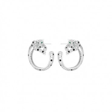 까르띠에 여성 실버 이어링 - Cartier Womens Silver Earring 