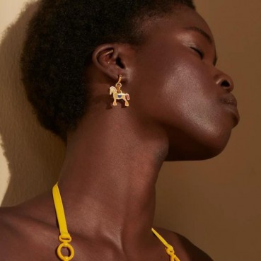 에르메스 여성 골드 이어링 - Hermes Womens Gold Earring 