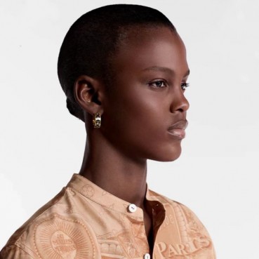 루이비통 여성 골드 이어링 - Louis vuitton Womens Gold Earrings 
