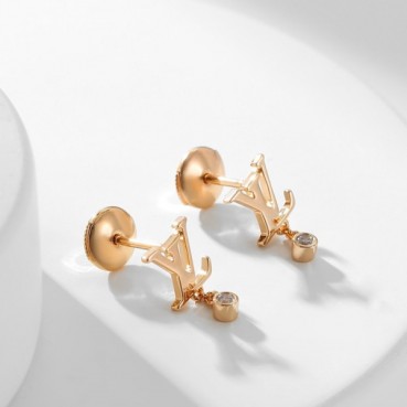 루이비통 여성 골드 이어링 - Louis vuitton Womens Gold Earring 