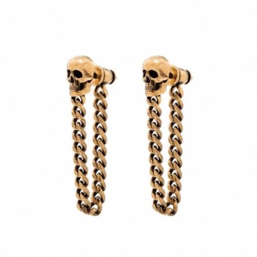 알렉산더 맥퀸 여성 골드 이어링 - Alexander Mcqueen Womens Gold Earring 