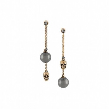 알렉산더 맥퀸 여성 골드 이어링 - Alexander Mcqueen Womens Gold Earring 