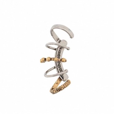알렉산더 맥퀸 여성 골드 이어링 - Alexander Mcqueen Womens Gold Earring 