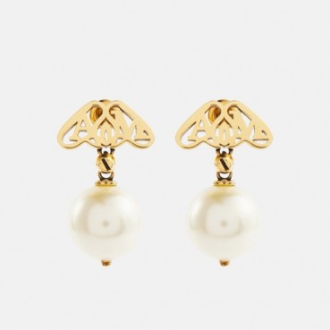 알렉산더 맥퀸 여성 골드 이어링 - Alexander Mcqueen Womens Gold Earring 