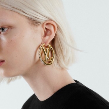 루이비통 여성 골드 이어링 - Louis vuitton Womens Gold Earring 