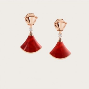 불가리 여성 로즈 골드 이어링 - Bvlgari Womens Rose Gold Earring 