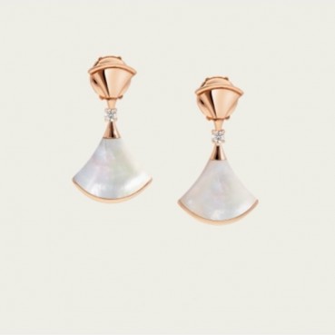 불가리 여성 로즈 골드 이어링 - Bvlgari Womens Rose Gold Earring 