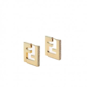 펜디 여성 옐로우 골드 이어링 - Fendi Womens Yellow