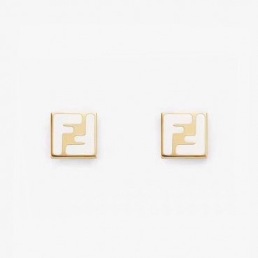 펜디 여성 옐로우 골드 이어링 - Fendi Womens Yellow