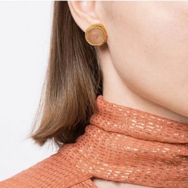 샤넬 여성 골드 이어링 - Chanel Womens Gold Earring 