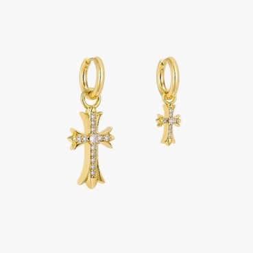 크롬하츠 여성 골드 귀걸이 - Chrome Hearts Womens Gold Earrings 