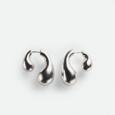 보테가베네타 여성 화이트 골드 이어링 - Bottega veneta Womens White Gold Earring 