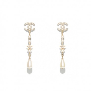 샤넬 여성 골드 이어링 - Chanel Womens Gold Earring 