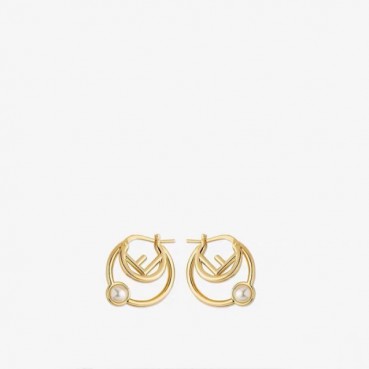 펜디 여성 옐로우 골드 이어링 - Fendi Womens Yellow