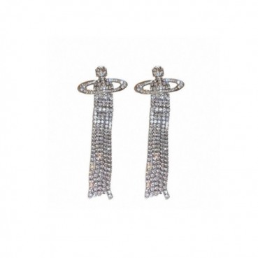 비비안웨스트우드 여성 화이트 골드 이어링 - Vivienne Westwood Womens White Gold Earring 