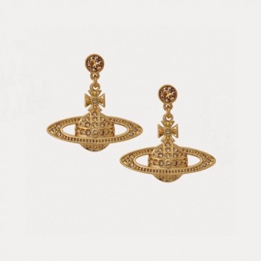 비비안웨스트우드 여성 옐로우 골드 이어링 - Vivienne Westwood Womens Yellow Gold Earring 