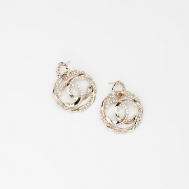 샤넬 여성 골드 이어링 - Chanel Womens Gold Earring 