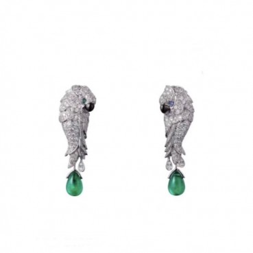 까르띠에 여성 화이트 골드 이어링 - Cartier Womens White Gold Earring 