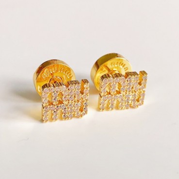 미우미우 여성 골드 이어링 - Miumiu Womens Gold Earring 