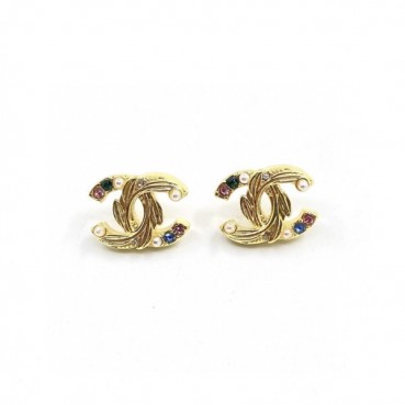 샤넬 여성 골드 이어링 - Chanel Womens Gold Earring 