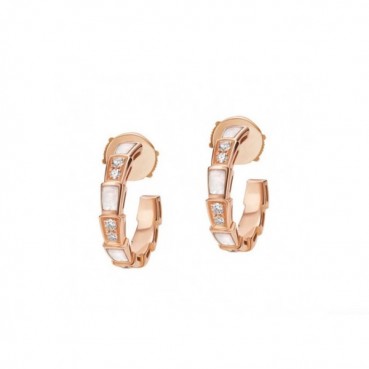 불가리 여성 로즈 골드 이어링 - Bvlgari Womens Rose Gold Earring 