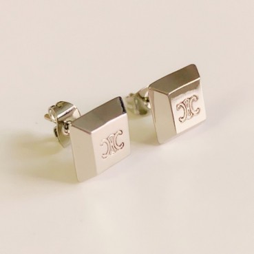 셀린느 여성 화이트 골드 이어링 - Celine Womens White Gold Earring 