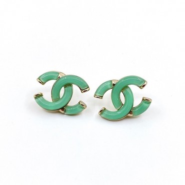 샤넬 여성 그린 이어링 - Chanel Womens Green Gold Earring 